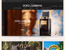 Tablet Screenshot of dolcegabbana.de